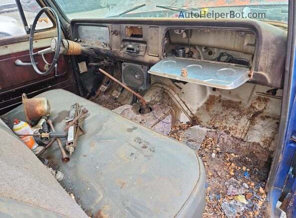 C2545Z120425 1964 CHEVROLET PICKUP Blue Вид щитка приладів