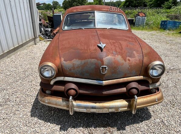 B1MP140147 1951 FORD CUSTOM Brown VIN sticker view