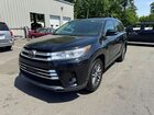 2019 Toyota Highlander Xle Black vin: 5TDJZRFH6KS934563