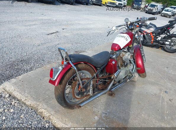 4A64138H3 1973 HARLEY-DAVIDSON MC Red Trasero derecho