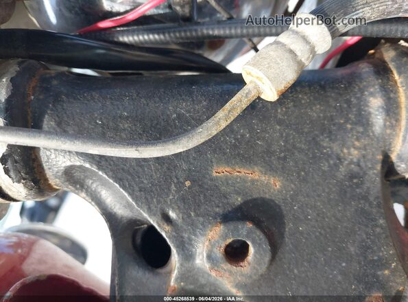 4A64138H3 1973 HARLEY-DAVIDSON MC Red Vista del compartimento del motor