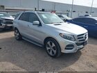 2016 Mercedes-benz Gle 350 4matic Silver vin: 4JGDA5HB3GA757153