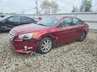 2016 Subaru Legacy 2.5i Limited Red vin: 4S3BNAL69G3017470