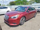 2016 Subaru Legacy 2.5i Limited Red vin: 4S3BNBN63G3050323