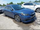 2022 Subaru Legacy Premium Синий vin: 4S3BWAC64N3008539