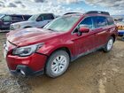 2018 Subaru Outback 2.5i Premium Красный vin: 4S4BSACC3J3244669