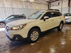 2019 Subaru Outback 2.5i Premium White vin: 4S4BSAFC9K3248240