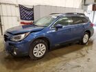 2019 Subaru Outback 2.5i Premium Blue vin: 4S4BSAFC9K3389146