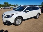 2019 Subaru Outback 2.5i Premium White vin: 4S4BSAHC7K3350052