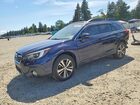 2018 Subaru Outback 2.5i Limited Blue vin: 4S4BSANC9J3384366