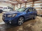 2019 Subaru Outback 3.6r Limited Blue vin: 4S4BSENC0K3274251