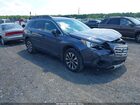 2017 Subaru Outback 3.6r Limited Blue vin: 4S4BSENC2H3328397