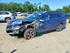 2020 Subaru Outback Touring Blue vin: 4S4BTAPC9L3158308