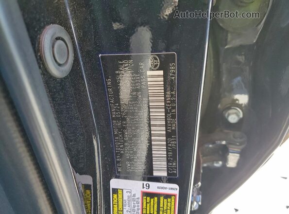 4T1DAACK3SU012698 2025 TOYOTA CAMRY Black VIN կոդի պիտակի տեսք