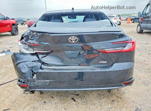 4T1DAACK6SU630775 2025 TOYOTA CAMRY Black Հետևի տեսք