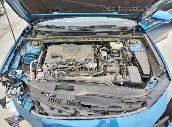 4T1DAACK7SU077943 2025 TOYOTA CAMRY Синий Вид задней части салона