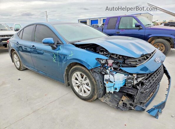 4T1DAACK7SU077943 2025 TOYOTA CAMRY Синий Передняя правая четверть
