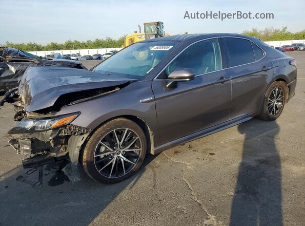 4T1G31AK8MU565232 2021 TOYOTA CAMRY Gray Front left