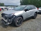 2020 Toyota Rav4 Xse Silver vin: 4T3EWRFV2LU003977