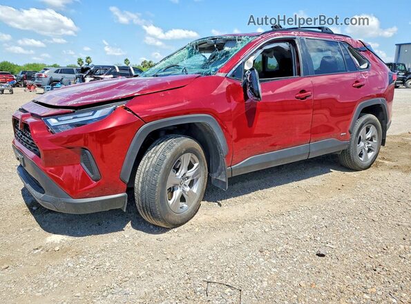 4T3RWRFV5RU127381 2024 TOYOTA RAV4 Темно-бордовый Передняя левая четверть