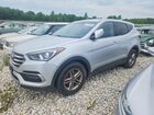 2017 Hyundai Santa Fe Sport 2.4l Silver vin: 5XYZT3LB7HG473137