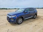 2019 Hyundai Santa Fe Se Синий vin: 5NMS23AD3KH012328