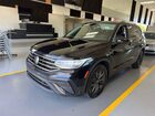2022 Volkswagen Tiguan Se Черный vin: 3VV3B7AX7NM110142