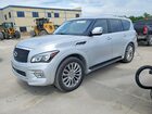 2017 Infiniti Qx80 Base Silver vin: JN8AZ2NF0H9646346