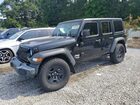 2019 Jeep Wrangler Unlimited Sport Black vin: 1C4HJXDG2KW508342