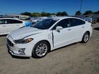 2019 Ford Fusion Titanium White vin: 3FA6P0SU7KR238619