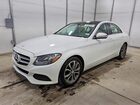 2016 Mercedes-benz C 300 White vin: 55SWF4JBXGU173017