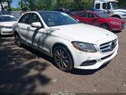 2017 Mercedes-benz C 300 4matic White vin: 55SWF4KB1HU206728