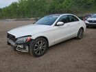 2016 Mercedes-benz C 300 4matic White vin: 55SWF4KB7GU113372