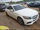 2016 Mercedes-benz C 300 4matic White vin: 55SWF4KB7GU130933