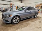 2017 Mercedes-benz C 300 4matic Серый vin: 55SWF4KB7HU190048