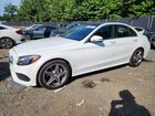2017 Mercedes-benz C 300 4matic White vin: 55SWF4KBXHU183465