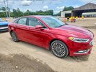 2017 Ford Fusion Se Красный vin: 3FA6P0HD7HR339479