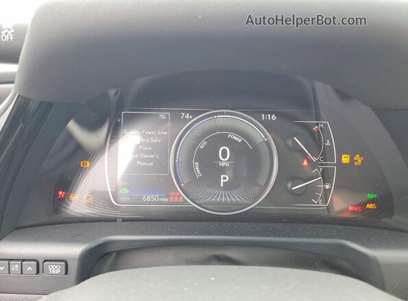 58ADA1C1XSU076270 2025 LEXUS ES Красный Вид щитка приборов