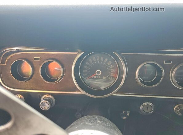 6T09A122579 1966 FORD MUSTANG Черный Вид задних сидений