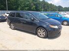 2016 Honda Odyssey Ex-l Black vin: 5FNRL5H67GB032136