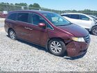 2016 Honda Odyssey Ex-l Red vin: 5FNRL5H6XGB098633