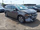 2017 Honda Odyssey Touring/touring Elite Gray vin: 5FNRL5H92HB012291