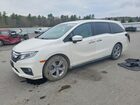 2018 Honda Odyssey Exl White vin: 5FNRL6H71JB055921