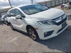 2018 Honda Odyssey Ex-l White vin: 5FNRL6H72JB099393