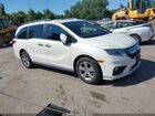 2018 Honda Odyssey Ex-l White vin: 5FNRL6H7XJB006510