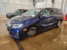 2018 Honda Odyssey Exl Blue vin: 5FNRL6H7XJB070126