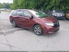 2021 Honda Odyssey Touring Burgundy vin: 5FNRL6H82MB003419