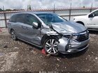 2021 Honda Odyssey Touring Silver vin: 5FNRL6H83MB010914