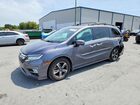 2019 Honda Odyssey Touring Gray vin: 5FNRL6H86KB049977