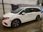 2018 Honda Odyssey Elite White vin: 5FNRL6H9XJB087509